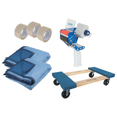 Moving Kit, Wood Frame, 18" W x 30" L, 1000 lbs. Capacity Distribution Industrielle GC