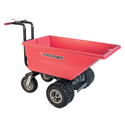Chariot &agrave; bascule motoris&eacute;, Capacit&eacute; 6 cu.ft., 40" h x 33-1/2" la x 56" p Distribution Industrielle GC
