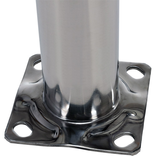 Safety Bollard, Stainless Steel, 36" H x 8" W, Silver Distribution Industrielle GC