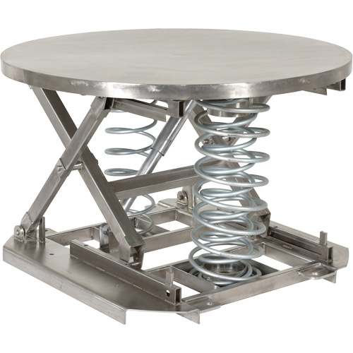Table &eacute;l&eacute;vatrice de palettes, 43 5/8" lo x 43 5/8" la, Capacit&eacute; 4500 lb Distribution Industrielle GC