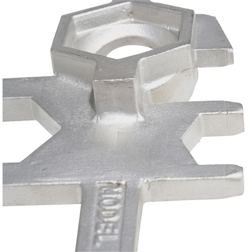 Cl&eacute; pour baril, Ouverture de 3/4"/2", Poign&eacute;e 9-1/2", Acier inoxydable Distribution Industrielle GC
