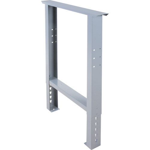Pattes d'&eacute;tabli pour service industriel, Acier, 24" p x 34" h, Simple Distribution Industrielle GC