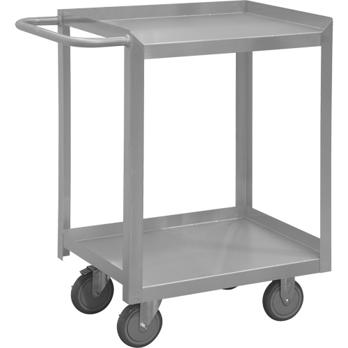 Industrial Grade Shelf Cart, 2 Tiers, 24-1/8" W x 35" H x 42" D, 1200 lbs. Capacity Distribution Industrielle GC