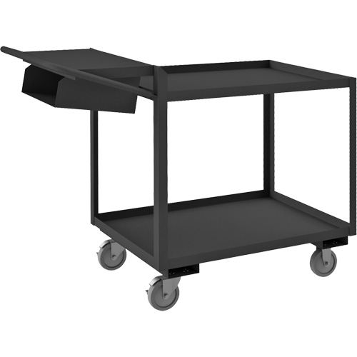 Chariot de pr&eacute;paration de commande, 40-1/4" h x 24-1/4" la x 52-3/8" p, 2 Tablettes, Capacit&eacute; 1200 lb Distribution Industrielle GC