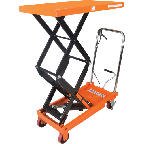 Table &eacute;l&eacute;vatrice &agrave; ciseaux hydraulique, 35-3/4" lo x 19-3/4" la, Acier, Capacit&eacute; 770 lb Distribution Industrielle GC