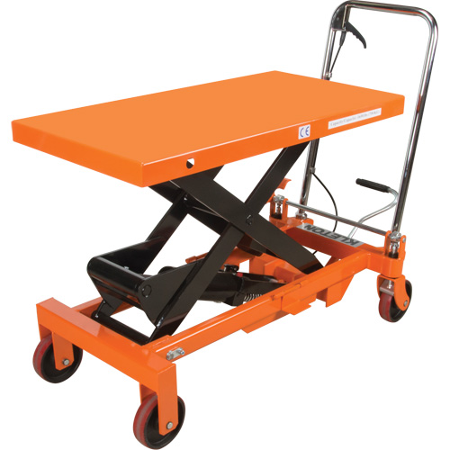 Table &eacute;l&eacute;vatrice &agrave; ciseaux hydraulique, 39-1/2" lo x 20" la, Acier, Capacit&eacute; 1650 lb Distribution Industrielle GC