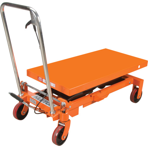 Table &eacute;l&eacute;vatrice &agrave; ciseaux hydraulique, 39-1/2" lo x 20" la, Acier, Capacit&eacute; 1650 lb Distribution Industrielle GC