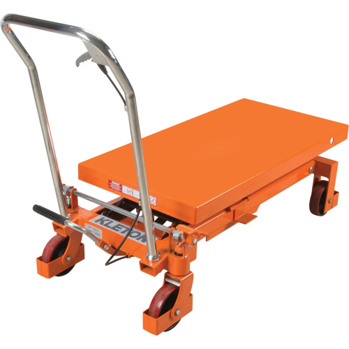 Table &eacute;l&eacute;vatrice &agrave; ciseaux hydraulique, 40" lo x 20 " la, Acier, Capacit&eacute; 2200 lb Distribution Industrielle GC