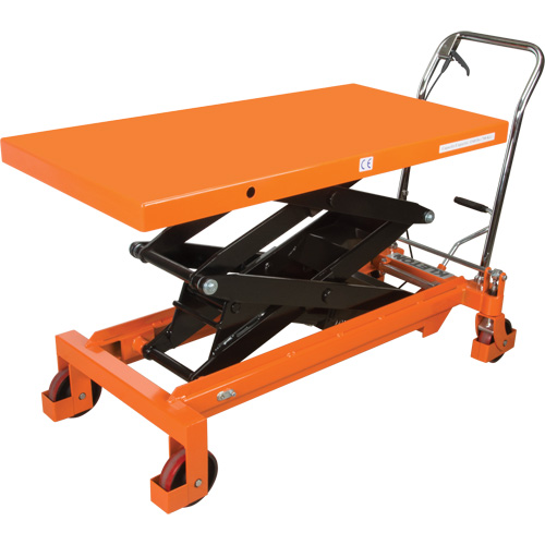 Table &eacute;l&eacute;vatrice &agrave; ciseaux hydraulique, 48" lo x 24" la, Acier, Capacit&eacute; 1540 lb Distribution Industrielle GC