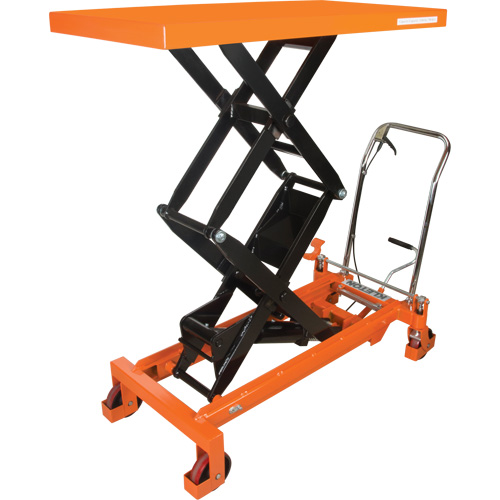Table &eacute;l&eacute;vatrice &agrave; ciseaux hydraulique, 48" lo x 24" la, Acier, Capacit&eacute; 1540 lb Distribution Industrielle GC