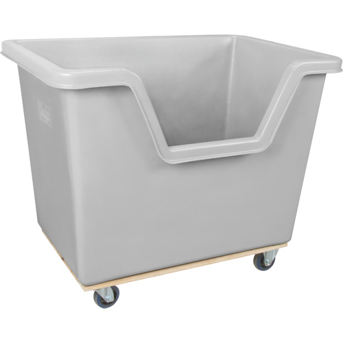 Chariot-caisse &agrave; c&ocirc;t&eacute; ouvert, Poly&eacute;thyl&egrave;ne, 45-3/4" lo x 31-1/4" la x 37-3/4" h, Volume 22 pi³, Capacit&eacute; 1000 lb Distribution Industrielle GC