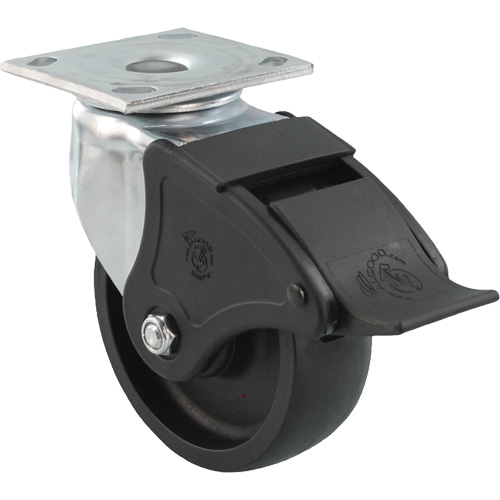 Emaxx RollX Wow Caster, Swivel with Brake, 6" (152.4 mm), Nylon, 1200 lbs. (544.3 kg.) Distribution Industrielle GC