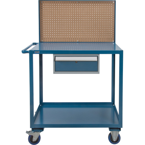 Chariot de service mobile, 2 Tiers, 24" la x 57" h x 40" p, Capacit&eacute; 1200 lb Distribution Industrielle GC