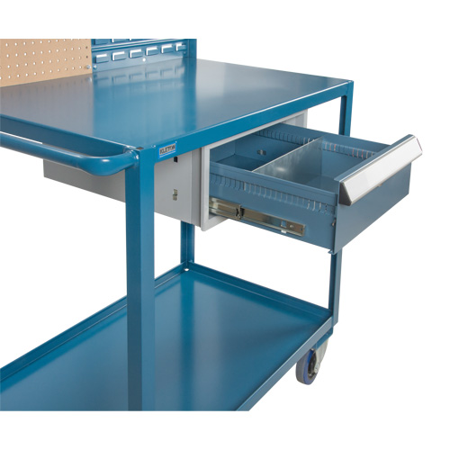 Chariot de service mobile, 2 Tiers, 24" la x 57" h x 40" p, Capacit&eacute; 1200 lb Distribution Industrielle GC