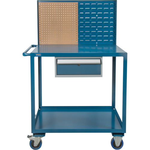Chariot de service mobile, 2 Tiers, 24" la x 57" h x 40" p, Capacit&eacute; 1200 lb Distribution Industrielle GC
