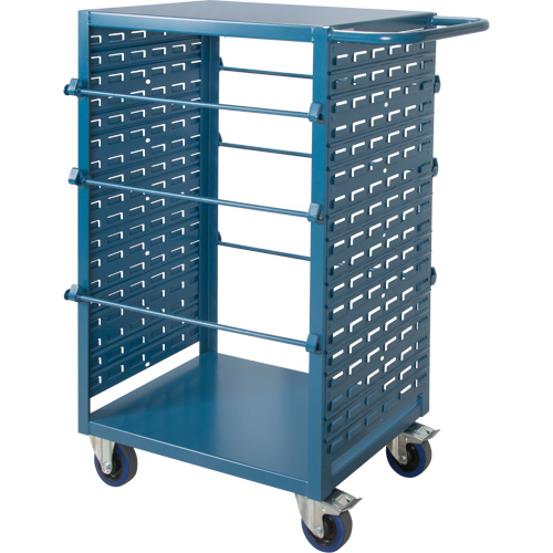 Chariot mobile pour mat&eacute;riaux bobin&eacute;s, Acier, 6 Montants, 21" la x 48" h x 38" p, Capacit&eacute; de 1200 lb Distribution Industrielle GC