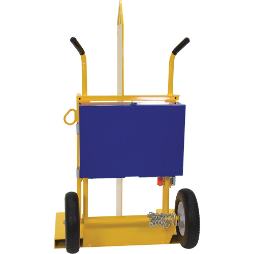 Welding Cylinder Torch Cart, Foam-Filled Wheels, 24" W x 19-1/2" L Base, 500 lbs. Distribution Industrielle GC