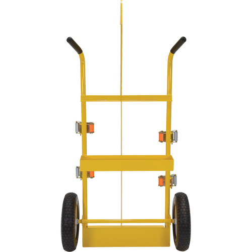 Chariot pour chalumeau et bouteille &agrave; gaz, Roues Rempli de mousse, Base de 23-13/16" la x 22-13/16" lo, 500 lb Distribution Industrielle GC