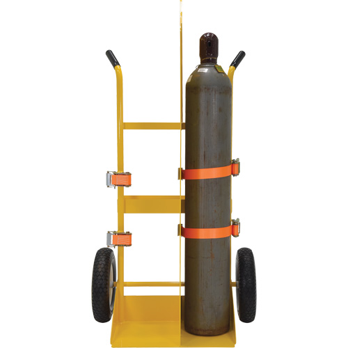 Chariot pour chalumeau et bouteille &agrave; gaz, Roues Rempli de mousse, Base de 23-13/16" la x 22-13/16" lo, 500 lb Distribution Industrielle GC