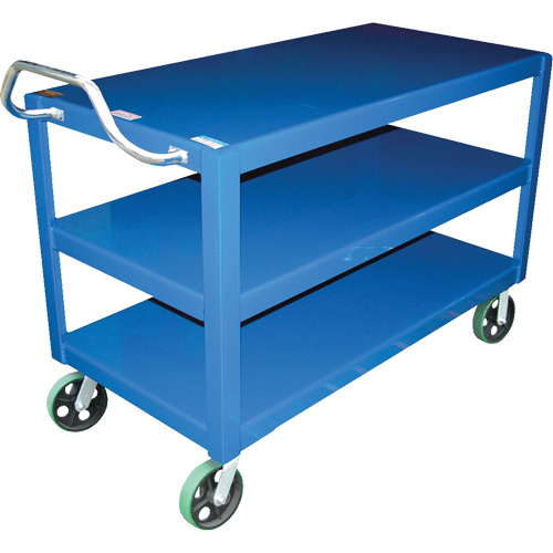 Ergo-Handle Cart, 4000 lbs. Capacity, Steel, 24-1/2" W x 41" H x 54-7/8" D, Lip Down Distribution Industrielle GC