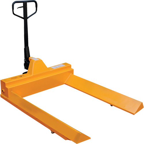 Transpalette pour mat&eacute;riaux en rouleaux, Acier, 48" lo x 7,5" la, Capacit&eacute; 4000 lb Distribution Industrielle GC