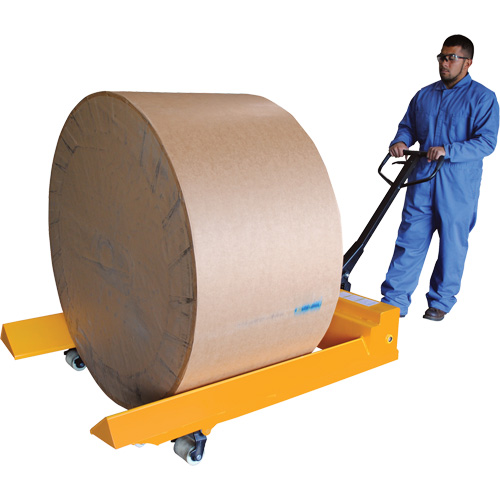 Transpalette pour mat&eacute;riaux en rouleaux, Acier, 48" lo x 7,5" la, Capacit&eacute; 4000 lb Distribution Industrielle GC