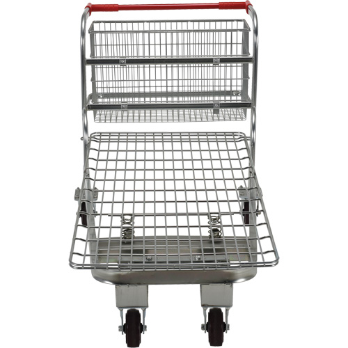 Chariot en treillis emboîtable, Acier, 28-3/4" x 37-1/16" x 59-5/8", Capacit&eacute; 275 lb Distribution Industrielle GC