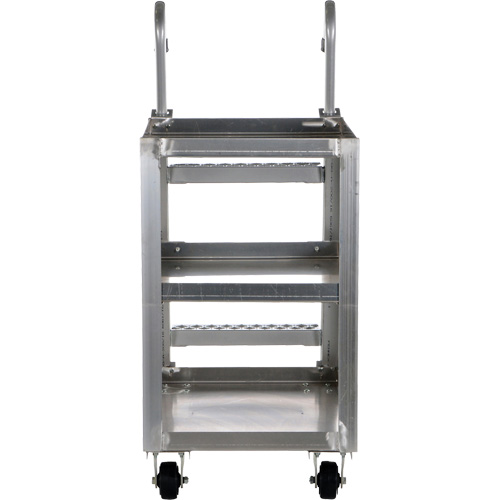 Chariot de pr&eacute;l&egrave;vement de stock, Aluminium, 21-7/8" la x 40" p, 3 tablettes, Capacit&eacute; 660 lb Distribution Industrielle GC