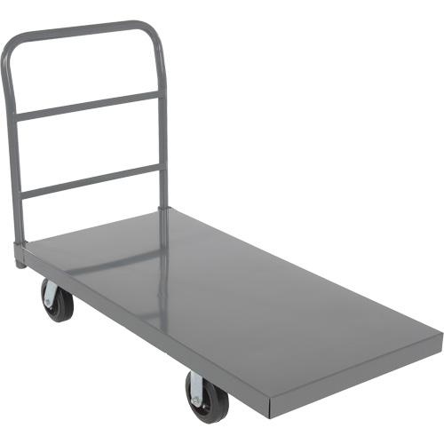 Chariot &agrave; plateforme, 48" lo x 24" la x Capacit&eacute; 2000 lb, Roues en Caoutchouc Distribution Industrielle GC