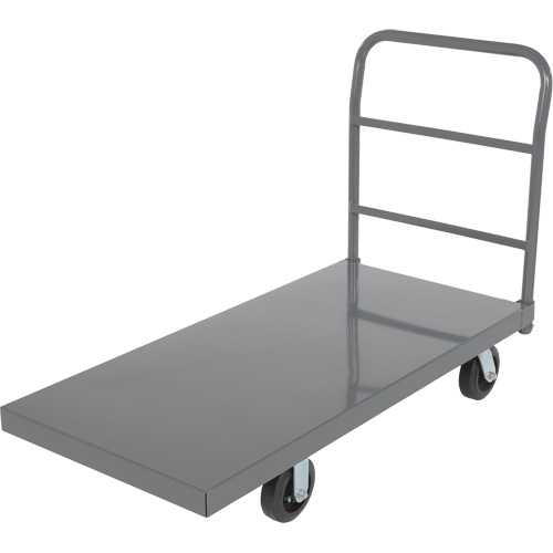 Chariot &agrave; plateforme, 48" lo x 24" la x Capacit&eacute; 2000 lb, Roues en Caoutchouc Distribution Industrielle GC
