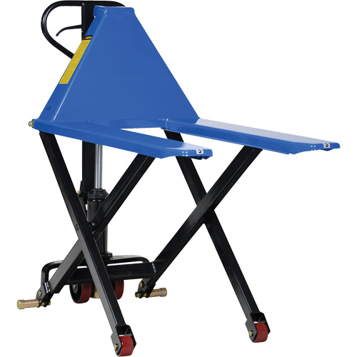 L&egrave;ve-palette hydraulique et manuel &agrave; ciseaux, 47" lo x 27" la, Acier, Capacit&eacute; de 2200 lb Distribution Industrielle GC