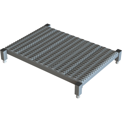 Plateforme de travail en une &eacute;tape &agrave; hauteur r&eacute;glable, 24" la x 36" pr, Capacit&eacute; de 800 lb, Enti&egrave;rement soud&eacute; Distribution Industrielle GC