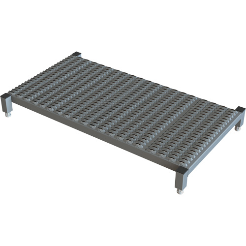 Plateforme de travail en une &eacute;tape &agrave; hauteur r&eacute;glable, 24" la x 48" pr, Capacit&eacute; de 800 lb, Enti&egrave;rement soud&eacute; Distribution Industrielle GC