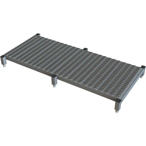 Plateforme de travail en une &eacute;tape &agrave; hauteur r&eacute;glable, 24" la x 59" pr, Capacit&eacute; de 800 lb, Enti&egrave;rement soud&eacute; Distribution Industrielle GC