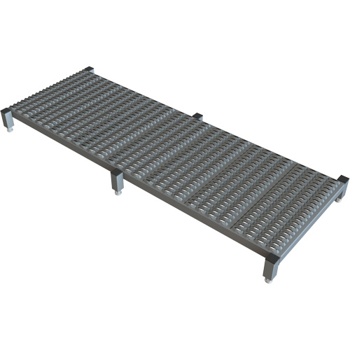Plateforme de travail en une &eacute;tape &agrave; hauteur r&eacute;glable, 24" la x 71" pr, Capacit&eacute; de 800 lb, Enti&egrave;rement soud&eacute; Distribution Industrielle GC