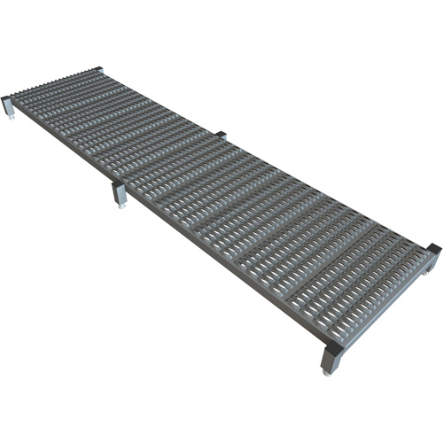 Plateforme de travail en une &eacute;tape &agrave; hauteur r&eacute;glable, 24" la x 97" pr, Capacit&eacute; de 800 lb, Enti&egrave;rement soud&eacute; Distribution Industrielle GC