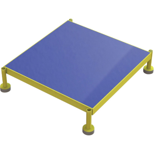 Plateforme de travail en une &eacute;tape &agrave; hauteur r&eacute;glable, 24" la x 24" pr, Capacit&eacute; de 800 lb, Enti&egrave;rement soud&eacute; Distribution Industrielle GC