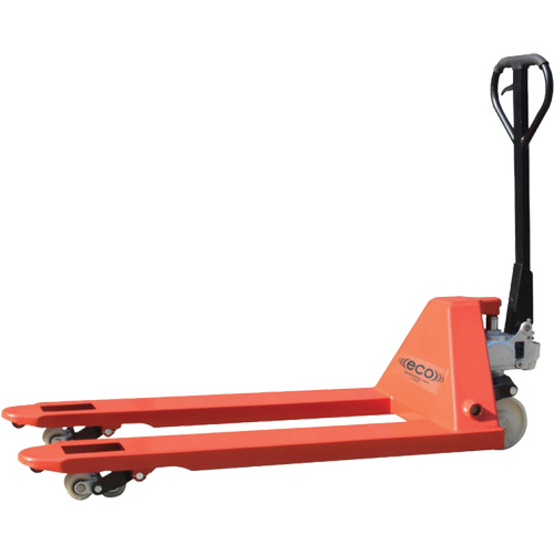 Transpalette de s&eacute;rie lourde Eco, Acier, 48" lo x 27" la, Capacit&eacute; 11000 lb Distribution Industrielle GC