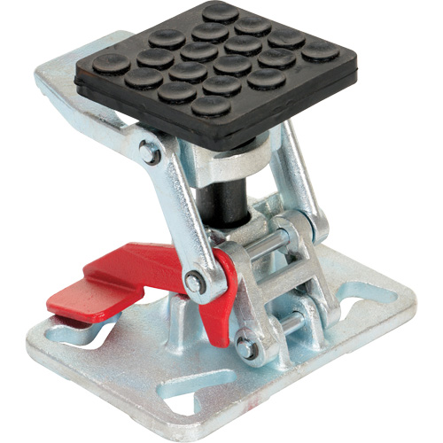 Verrou de plancher &agrave; hauteur ajustable pour service intense, 8" Hauteur rallong&eacute;e, 5-1/2" Hauteur r&eacute;tract&eacute;e, Acier Distribution Industrielle GC