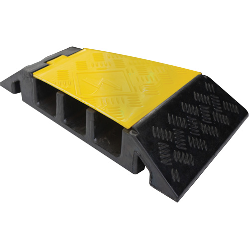 Protecteur de c&acirc;ble tourne-&agrave;-gauche robuste Powerhouse, 3 canaux, 12" lo x 19,75" la x 3" h Distribution Industrielle GC