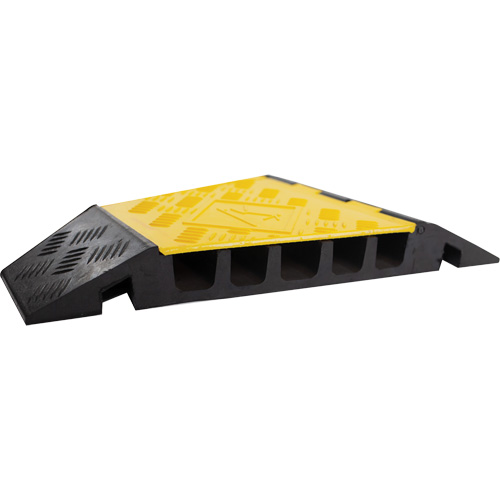Protecteur de c&acirc;ble tourne-&agrave;-gauche robuste Powerhouse, 5 canaux, 12" lo x 19,75" la x 2,25" h Distribution Industrielle GC