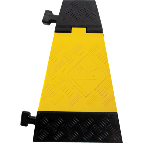 Protecteur de c&acirc;ble tourne-&agrave;-droite robuste Powerhouse, 5 canaux, 12" lo x 19,75" la x 2,25" h Distribution Industrielle GC