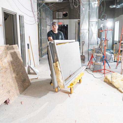 3000 Series Wall Hauler Drywall Cart Distribution Industrielle GC
