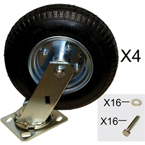 Platform Truck Pneumatic Caster Replacement Kit Distribution Industrielle GC
