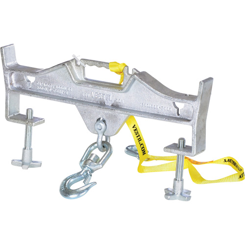 Crochet de levage &agrave; pivot double, Ouverture des fourches 7-1/4" x  2-1/2" Distribution Industrielle GC