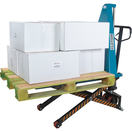 L&egrave;ve-palette manuel &agrave; ciseaux, 20-1/4" lo x 45-1/4" la, Acier, Capacit&eacute; de 3300 lb Distribution Industrielle GC