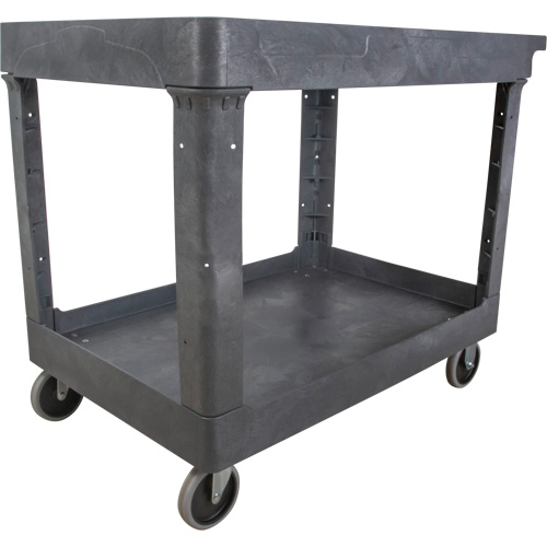 Chariot utilitaire pour l'entretien, 2 tiers, 24-5/8" x 32-1/2" x 40", Capacit&eacute; 550 lb Distribution Industrielle GC