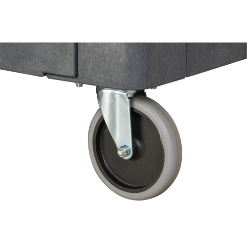 Flat-Shelf Utility Service Cart, 2 Tiers, 25-1/4" x 32-1/4" x 44", 550 lbs. Capacity Distribution Industrielle GC