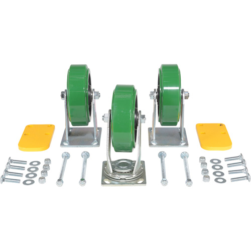 H Series Self-Dumping Hopper Caster Kit Distribution Industrielle GC