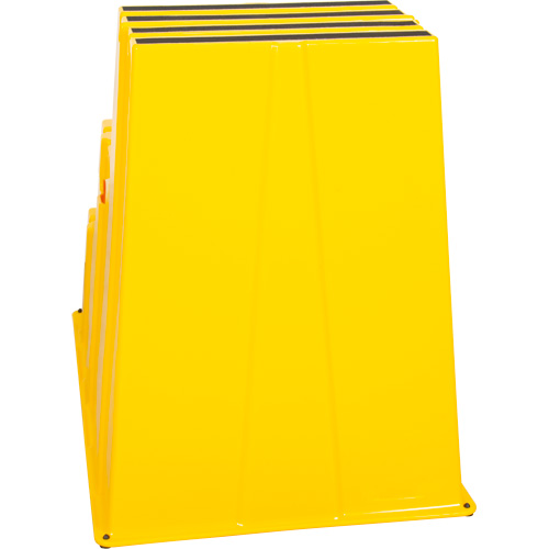 Escabeau industriel, 3 marches, 34-13/16" x 22-7/16" x Hauteur 28-1/2" Distribution Industrielle GC